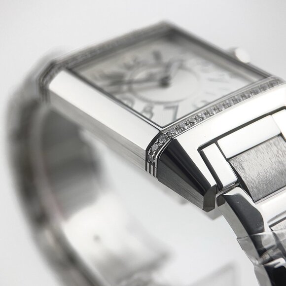Jaeger LeCoultre Reverso Squadra Stainless Steel Diamond Women\'s Watch 234.8.47 main image 4